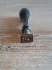 Cachet sceau ancien bois 