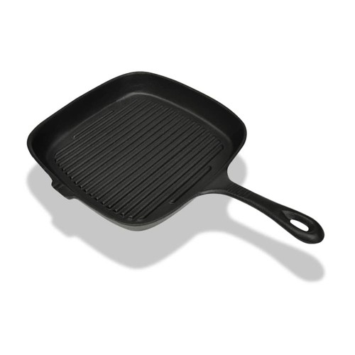Poêle grille fonte - , 24x23