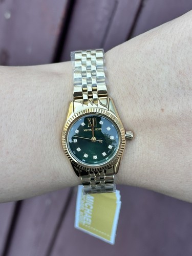 Montre michael kors dorée - montre,