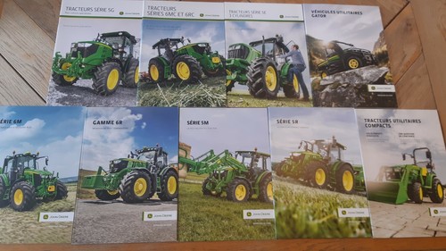 Lot brochures tracteurs - brochures,