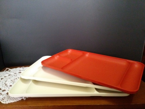 Vintage tupperware divided - vintage,