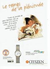 Advertising 067 1996 Citizen Analog Watch Date Felici Temps