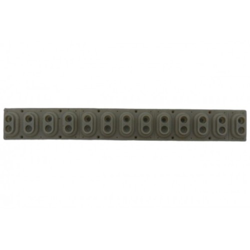 Rubber contact strip note - contact, 13-note