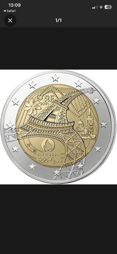 Pièce euro france 2024 - 2,