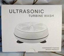 Set Of 2 Ultrasonic USB Mini Washing Machine Portable Laundry Washer Travel Home