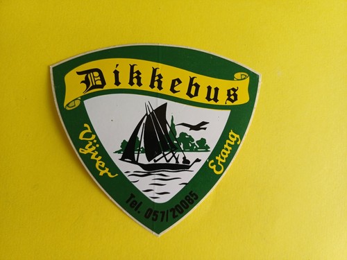 Sticker vintage dikkebus - vintage,