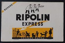 Buvard RIPOLIN EXPRESS Silhouette peinture paint peintre blotter 1