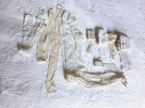 Lot dentelles crochet - dentelles,