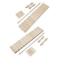 Escalier miniature en bois à