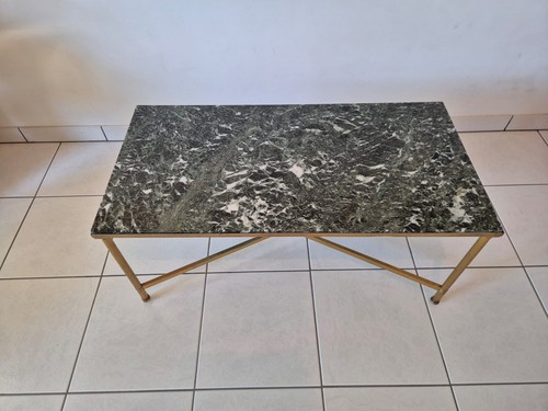 Table basse vintage marbre