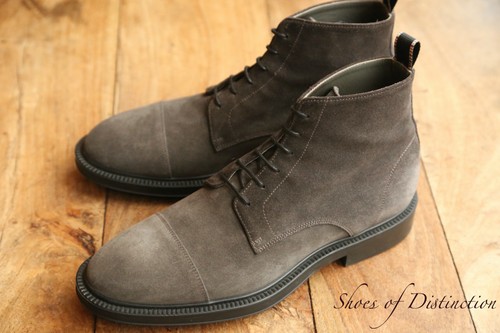 Chaussures derby daim gris - daim,