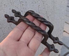 2 ANTIQUE WROUGHT IRON