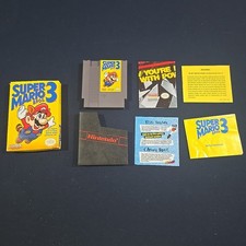 Super Mario Bros 3 Nintendo NES CIB Complete W/ Manual & Inserts Authentic 1990