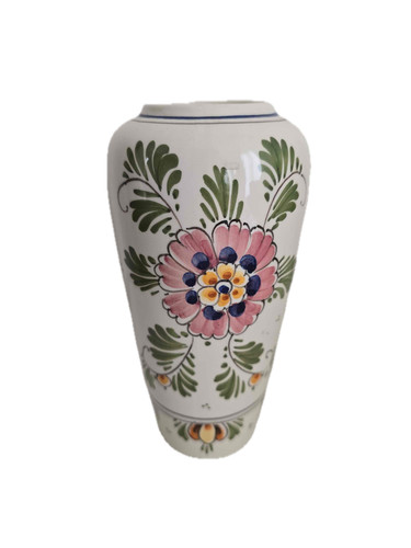 Vase delft ancien peint main - vase,