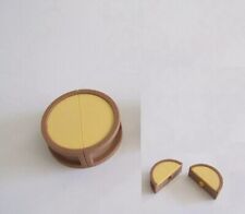 Playmobil modern house - brown yellow dividable coffee table living room 4282