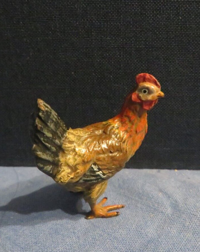 Ancien petite poule bronze - ancien,