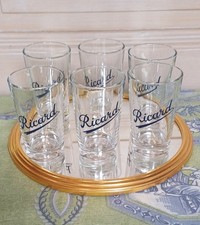 6 Petits Verres RICARD vintage
