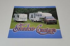 Vintage 1990s Shadow Cruisers Travel Trailer / Fifth Wheel / RV Sales Brochure