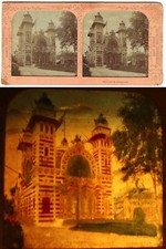 Polyoramic stereoscopic view EXPO UNIVERSELLE PARIS 1889 / BOLIVIA
