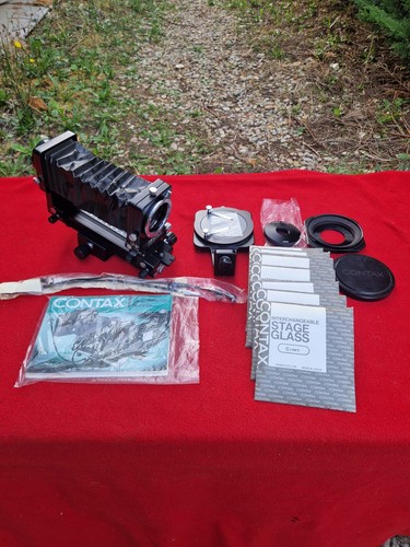 Lot macro auto bellows contax - lot,