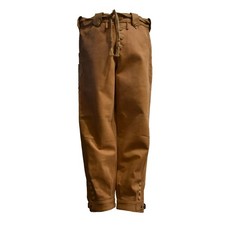 Pantalon en cuir traditionnel, pantalon en cuir marron clair pour hommes...