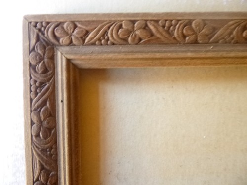 Ancien cadre bois motif - cadre,
