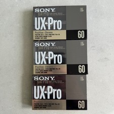 3x SONY UX-PRO 60 Chrome Blank