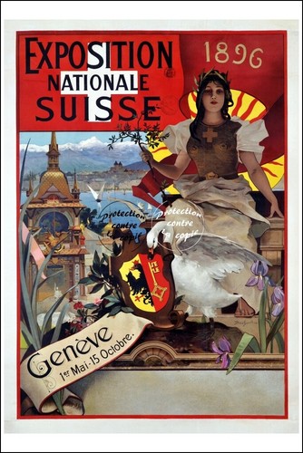 Fête expo genève suisse 1896 - fête,