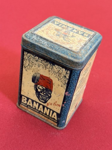 Boîte métal ancienne - boîte, banania