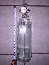 Ancienne Bouteille 100cl Verre UNION DE BRASSERIE. Bouchon KARCHER. Vintage.