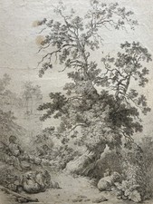 Berger Paysage GRAVURE Jean