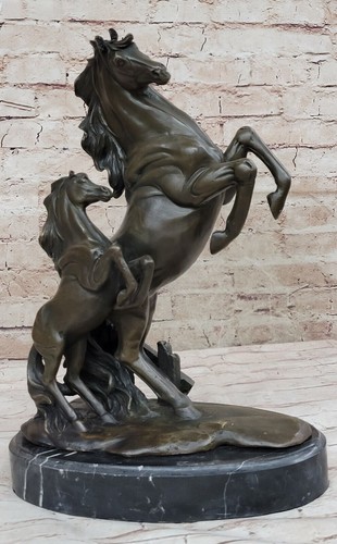 Deux élevage sauvage chevaux - deux,