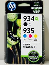 New Genuine HP 934XL 935 Black Color 4PK Ink Cartridges OfficeJet Pro 6815
