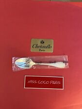 CHRISTOFLE FRANCE ALBI TABLE SPOON 20.5CM SILVER METAL NEW FIRM BLISTER;