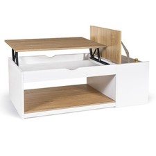 table basse avec plateau