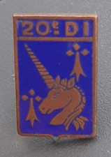 Insigne Miniature 20° DI AFN