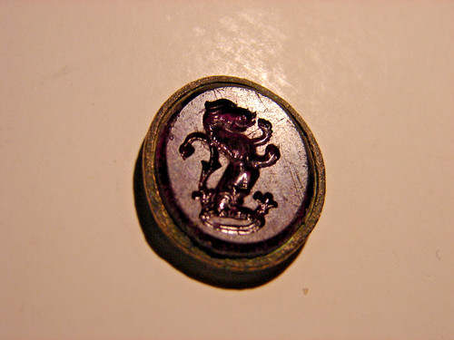 Intaille avers lion - intaille.,
