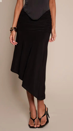 Jupe midi asymétrique taille - jupe,