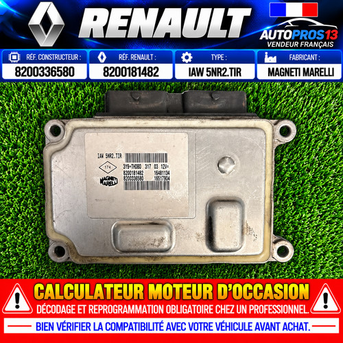 Calculateur moteur renault - calculateur,