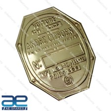 Plaque Numéro De Châssis En