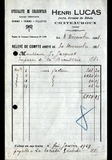 "CHATEAUROUX (36) CHARENTAISES SLIPPERS / FASHION "Henri LUCAS" in 1928