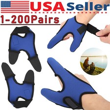 200 X Fishing Gloves Surf Casting Finger Stall Protector Anti-Slip Saltwater Lot
