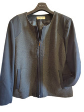 UN JOUR AILLEURS veste blazer bleu marine taille 46