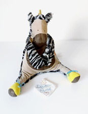 Peluche/Doudou Zèbre Noir