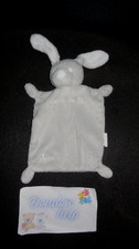 464/ doudou plat lapin gris
