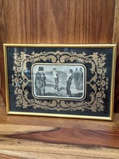 Gravure ancienne encadrée - Scène de duel