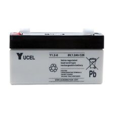 Batterie bateau amorceur 6v 1.2ah  Y1.2-6 YUCEL 97X24X57.5mm