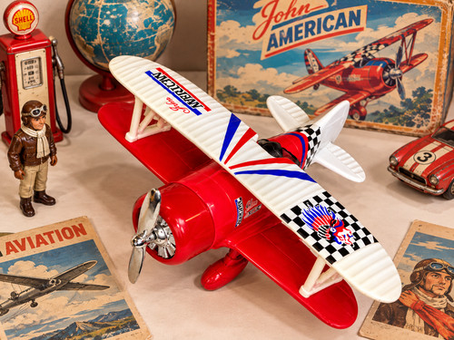 Avion jouet vintage - jouet, À
