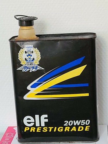 Ancien bidon huile elf - ancien,