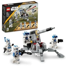 LEGO Star Wars 501st Clone Troopers Battle Pack 75345 4 Minifigs AV-7 Gun NEUF